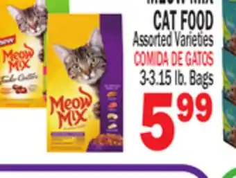 Bravo Supermarkets MEOW MIX CAT FOOD offer