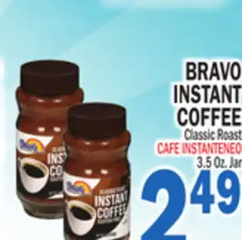 Bravo Supermarkets BRAVO INSTANT COFFEE offer