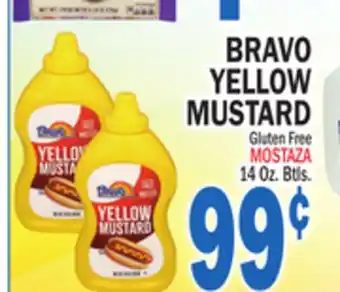 Bravo Supermarkets BRAVO YELLOW MUSTARD offer