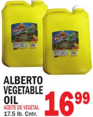 Bravo Supermarkets ALBERTO VEGETABLE OIL offer