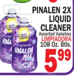 Bravo Supermarkets PINALEN 2X LIQUID CLEANER offer