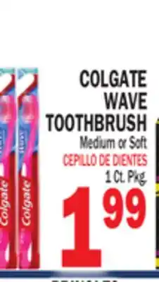 Bravo Supermarkets COLGATE WAVE TOOTHBRUSH offer