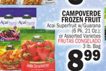 Bravo Supermarkets CAMPOVERDE FROZEN FRUIT offer