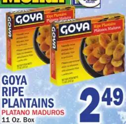 Bravo Supermarkets GOYA RIPE PLANTAINS offer