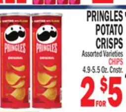 Bravo Supermarkets PRINGLES POTATO CRISPS offer