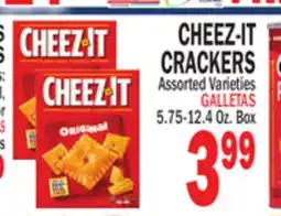 Bravo Supermarkets CHEEZ-IT CRACKERS offer