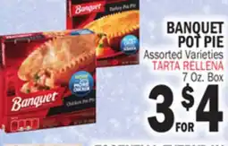 Bravo Supermarkets BANQUET POT PIE offer