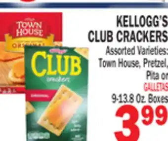 Bravo Supermarkets KELLOGG'S CLUB CRACKERS offer