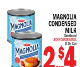 Bravo Supermarkets MAGNOLIA CONDENSED MILK offer