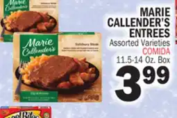 Bravo Supermarkets MARIE CALLENDER'S ENTREES offer