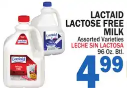 Bravo Supermarkets LACTAID LACTOSE FREE MILK offer