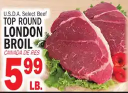 Bravo Supermarkets TOP ROUND LONDON BROIL offer