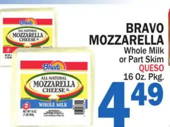 Bravo Supermarkets BRAVO MOZZARELLA offer