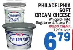 Bravo Supermarkets PHILADELPHIA SOFT CREAM CHEESE offer