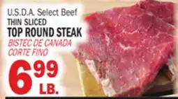 Bravo Supermarkets THIN SLICED TOP ROUND STEAK offer