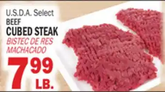 Bravo Supermarkets BEEF CUBED STEAK offer