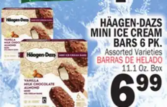 Bravo Supermarkets HÄAGEN-DAZS MINI ICE CREAM BARS 6 PK offer