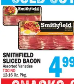 Bravo Supermarkets SMITHFIELD SLICED BACON offer