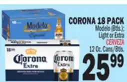 Bravo Supermarkets CORONA 18 PACK offer