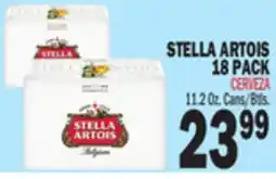 Bravo Supermarkets STELLA ARTOIS 18 PACK offer