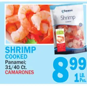 Bravo Supermarkets PANAMEI SHRIMP COOKED offer