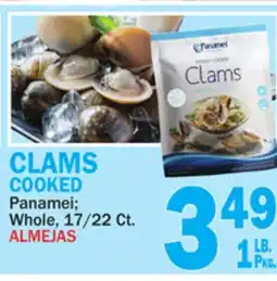 Bravo Supermarkets PANAMEI CLAMS COOKED offer