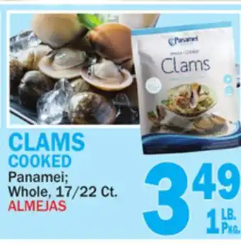 Bravo Supermarkets PANAMEI CLAMS COOKED offer