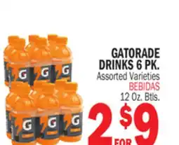 Bravo Supermarkets GATORADE DRINKS 6 PK offer