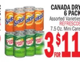 Bravo Supermarkets CANADA DRY 6 PACK offer