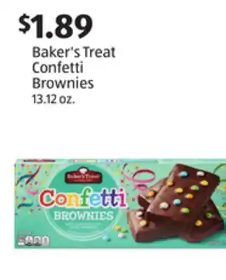 Aldi Baker's Treat Confetti Brownies offer