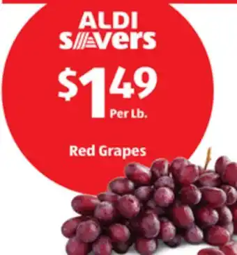 Aldi Red Grapes offer