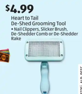 Aldi Heart to Tail De-Shed Grooming Tool offer