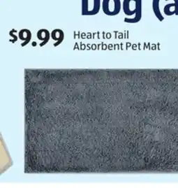 Aldi Heart to Tail Absorbent Pet Mat offer