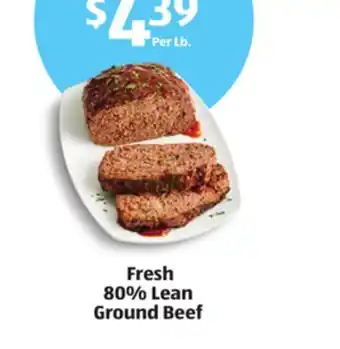 Aldi Fresh 80% Lean Ground Beef offer