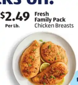 Aldi Fresh Family Pack Chicken Breasts offer