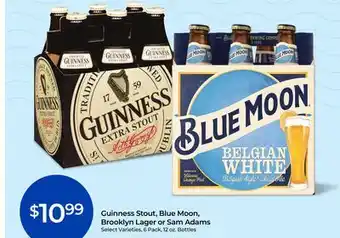 Rite Aid Guinness Stout, Blue Moon, Brooklyn Lager or Sam Adams offer