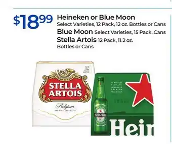 Rite Aid Heineken or Blue Moon or Blue Moon, Stella Artois offer