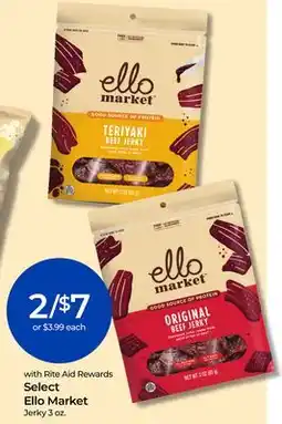 Rite Aid Select Ello Market Jerky offer