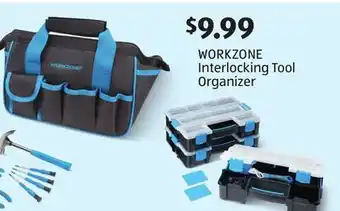 Aldi WORKZONE Interlocking Tool Organizer offer