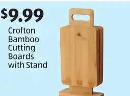 Aldi Crofton Bamboo Cutting Boards with Stand offer