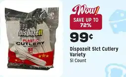 Grocery Outlet 51ct Cutlery Variety offer