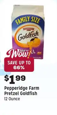 Grocery Outlet Pretzel Goldfish offer