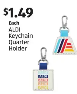 Aldi ALDI Keychain Quarter Holder offer