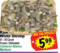 Superior Grocers Raw White Shrimp offer