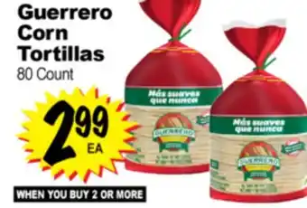 Superior Grocers Guerrero Corn Tortillas offer