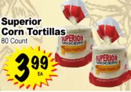 Superior Grocers Superior Corn Tortillas offer