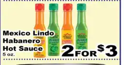 Superior Grocers Mexico Lindo Habanero Hot Sauce offer