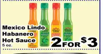 Superior Grocers Mexico Lindo Habanero Hot Sauce offer