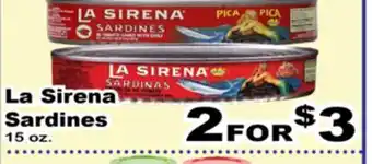 Superior Grocers La Sirena Sardines offer