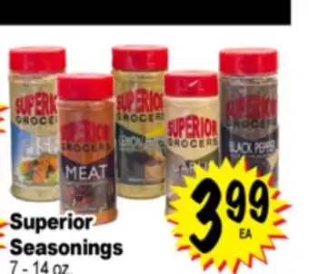 Superior Grocers Superior Seasonings offer